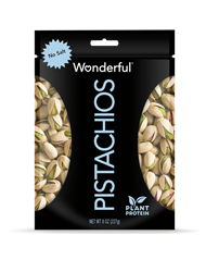 Wfl Pistachios Roasted No Salt - 8 oz